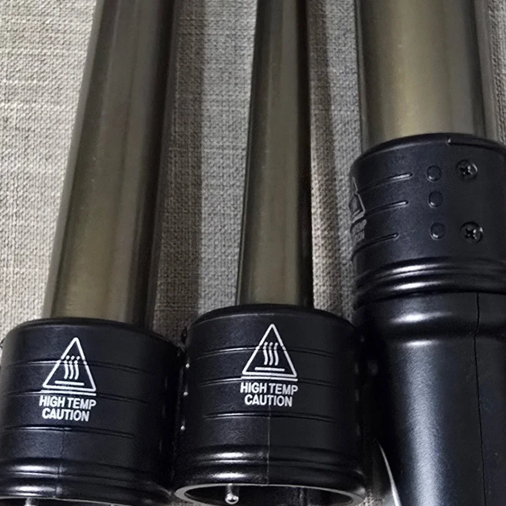 Pretty In A Minute Interchangeable Curling Iron Wand 3 Barrels Titanium‎ Ceramic